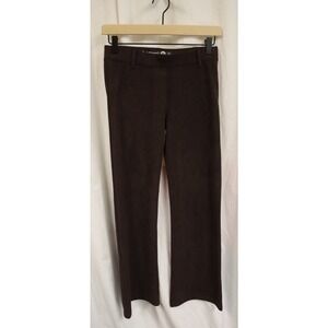 Betabrand Dress Pant Yoga Pants Size Petite XS Straight Leg Dark Brown